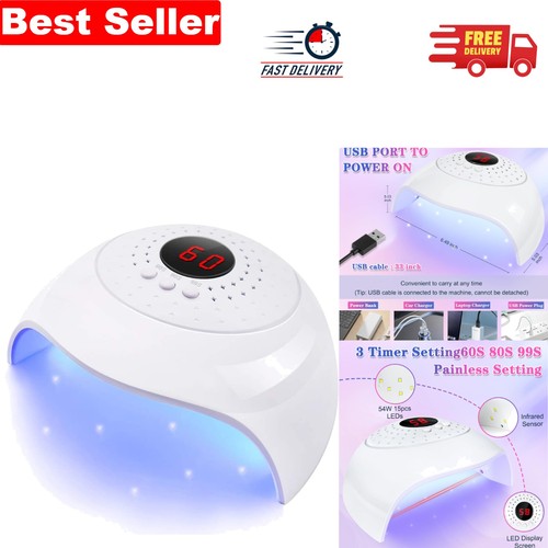 Compact 54w nail - nail, dryer